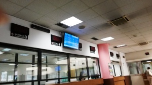 Inside the immigration office